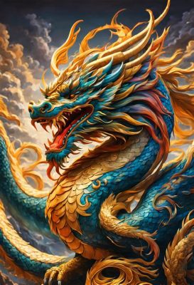 Seemingly Slumbering Dragon: Intricate Brushstrokes and Majestic Symbolism?